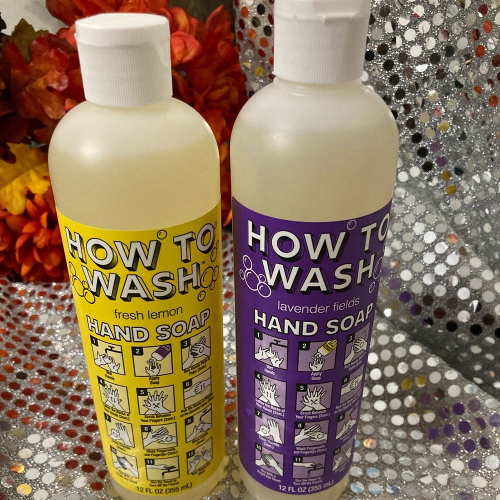 How to wash hand soap lavender and lemon 12oz